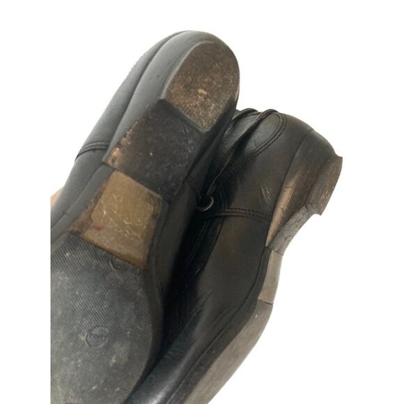 Vintage 80's Black Leather Boots - BOCAGE - Size 6 - Picture 10 of 11